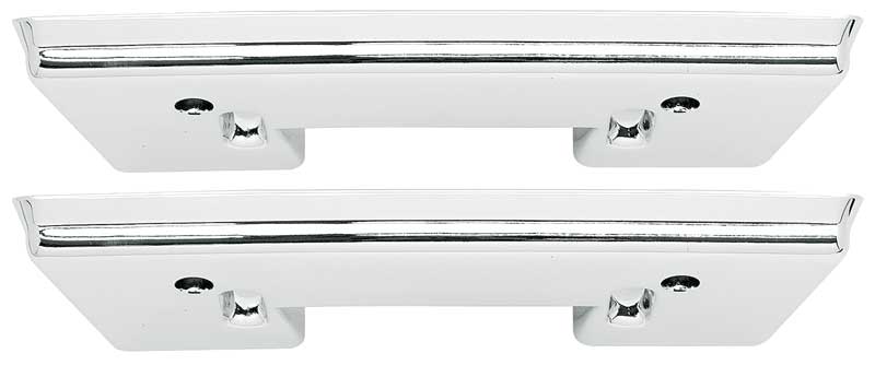 OER Authorized N7952 1962-67 Front Arm Rest Bases - Chrome