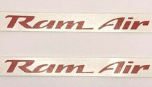 Load image into Gallery viewer, Universal Red Ram Air Decal Set Pontiac Firebird Trans AM G8
