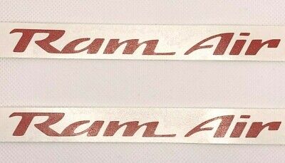 Universal Red Ram Air Decal Set Pontiac Firebird Trans AM G8