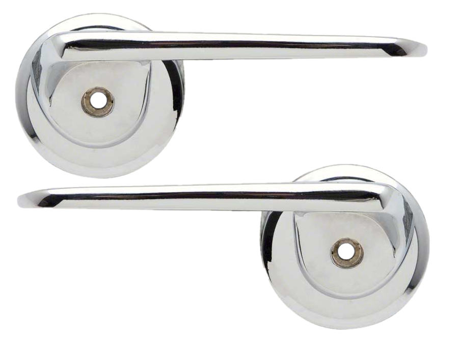 OER Right and Left Hand Deluxe Interior Door Handle Set 1967 Firebird and Camaro