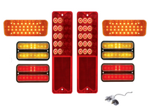 Load image into Gallery viewer, United Pacific Sequential Tail Light/Marker Light Set For 1971-1972 Chevy Trucks
