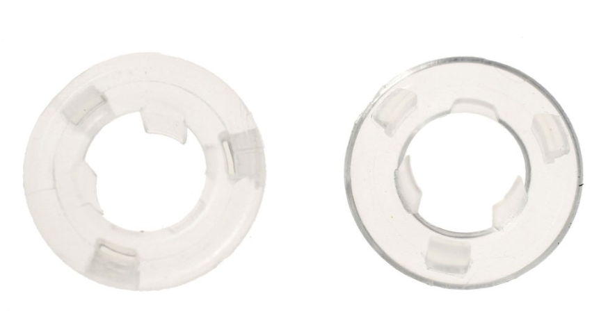 OER Clear Door Lock Knob Bezel Set For 1964-1970 Ford Mustang Models