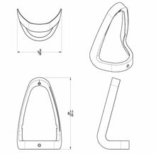 Load image into Gallery viewer, United Pacific Chrome Die-Cast Tail Light Bezel 1955 Chevy Bel Air 150 210
