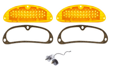 Load image into Gallery viewer, Front LED Parking Light Set With Gaskets For 1955 Chevy Bel Air 150 210
