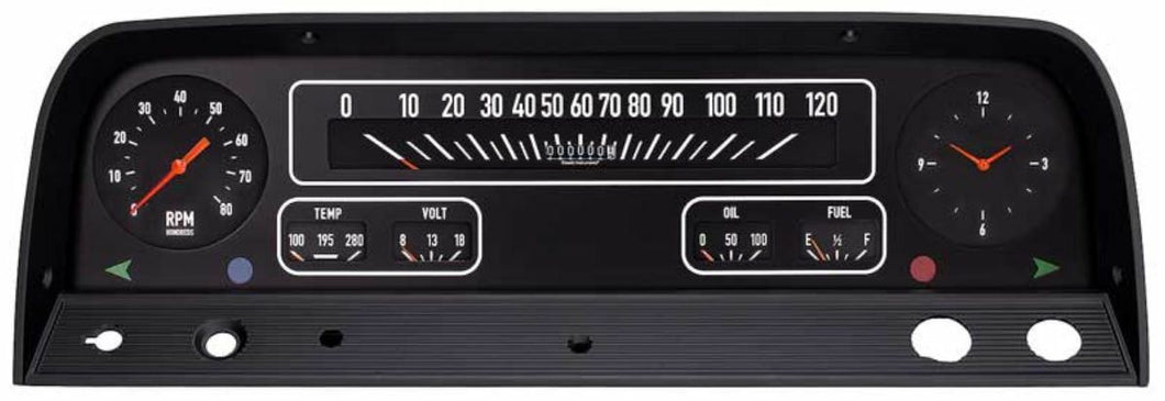 Classic Instruments 1964-1966 Chevrolet Pickup Truck Electric Gauges Black