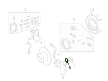 Load image into Gallery viewer, GM NOS 90425660 Rear Wheel Bearing Retaining Ring 2004-2006 Pontiac GTO LS1 LS2
