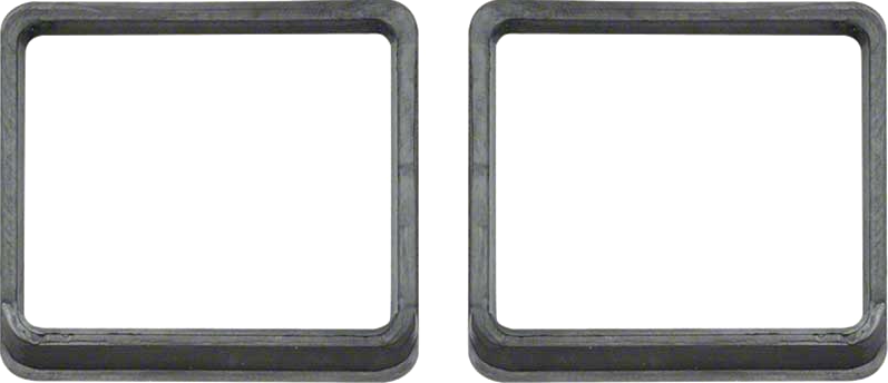 OER Molded Rubber Park Lamp Housing To Valance Gasket Set 1967-1968 Camaro RS