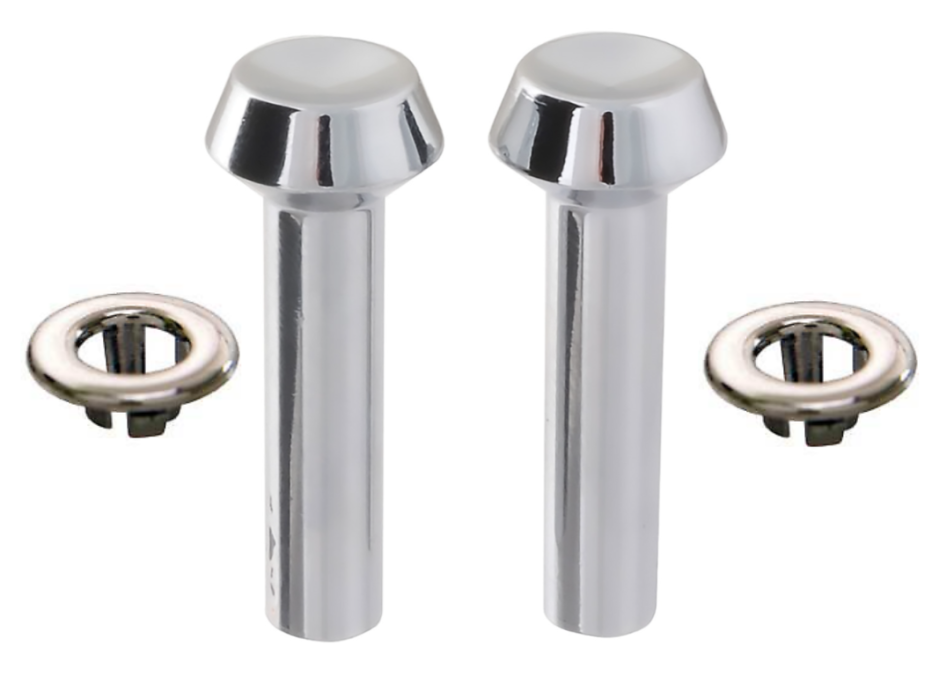 OER Chrome Door Lock Knob Set For 1964-1966 Mustang Fairlane & 1966-1967 Bronco