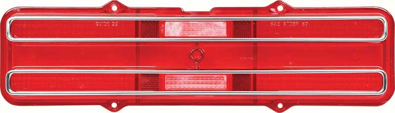 OER 5959716 1967-1968 Pontiac Firebird Tail Lamp Lens Fits LH & RS Sides