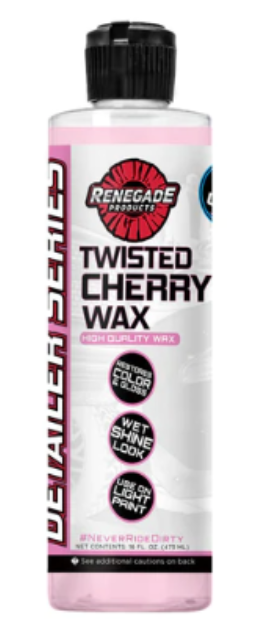 Renegade Products Twisted Cherry Vehicle Body Wax Clean Polishes and Protects