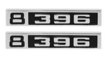 Load image into Gallery viewer, Trim Parts 9616 Front Fender 396 Emblem Set For 1969-1972 Chevy and GMC Truck
