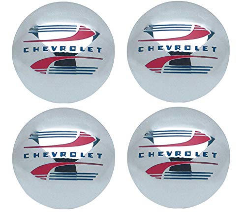 OER Reproduction Stainless Steel Hub Cap Set 1941-1946 Chevy Pickup Truck 1/2 Ton Models