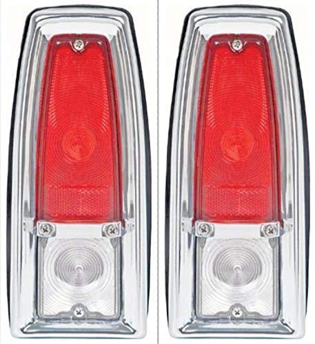 OER 910970-2 1966-1967 Chevy II Nova Tail Lamp Assemblies w/Gaskets and Screws