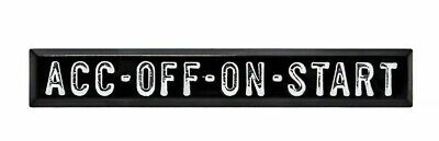 United Pacific ACC-OFF-ON-START Ignition Plate for 1967-1972 Chevy & GMC Truck