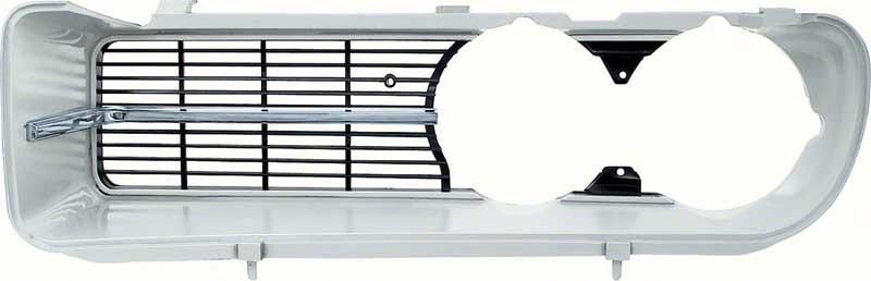 OER 9789374 1967 Pontiac Firebird 400 Grill with Die-Cast Chrome Bar Left Hand
