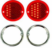 Load image into Gallery viewer, United Pacific LED Sequential Tail Light &amp; Bezel Set 1955-1959 Chevy GMC Truck
