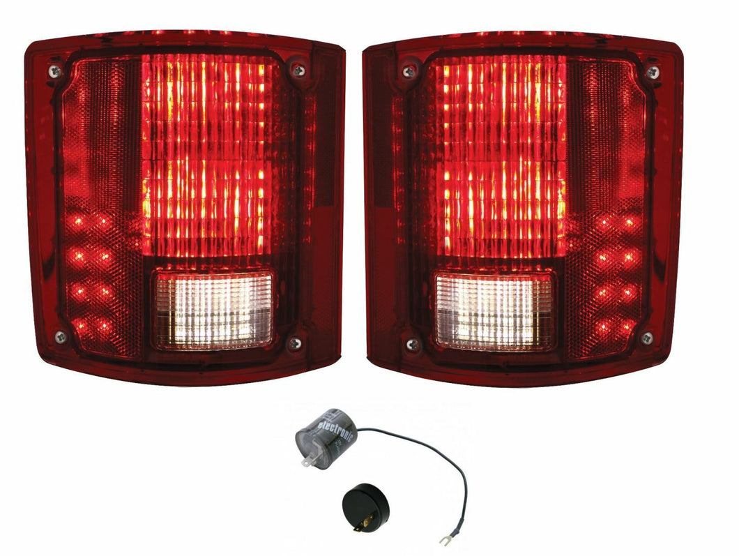 United Pacific Sequential LED Tail Lamp Set 1973-1987 Chevrolet GMC Truck