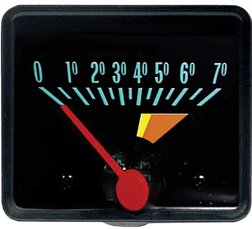 OER 5000 Redline In-Dash Tachometer For 1968-1970 Chevy Nova Models