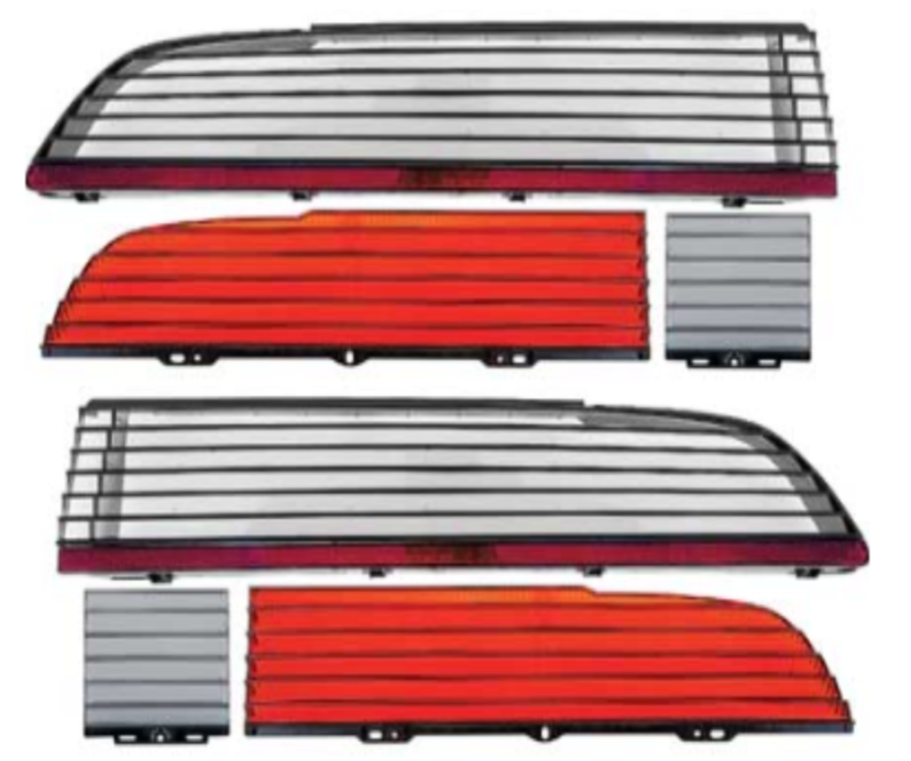 OER Tail Lamp Lens Assembly Kit For 1979-1981 Pontiac Firebird and Trans AM