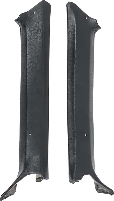 OER Black Pillar Post Molding Set 1969 Chevy Camaro Coupe Models