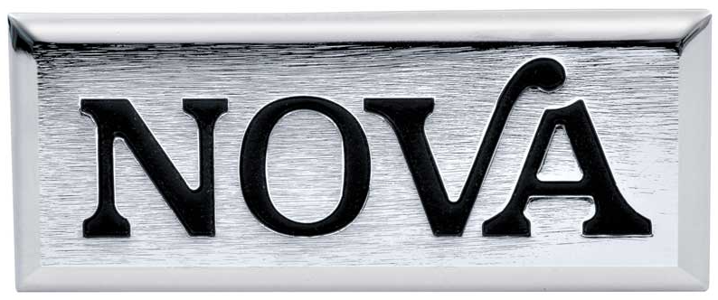 OER Zinc Diecast Nova Grille Emblem For 1976-1977 Standard Nova Models