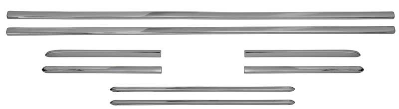 OER C2389 8 Piece Deluxe Lower Body Molding Set 1968-1974 Chevy II Nova