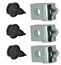 Load image into Gallery viewer, 3/8 Fuel Line Tube Clamp and Screw Set 1975-1981 Pontiac Firebirds
