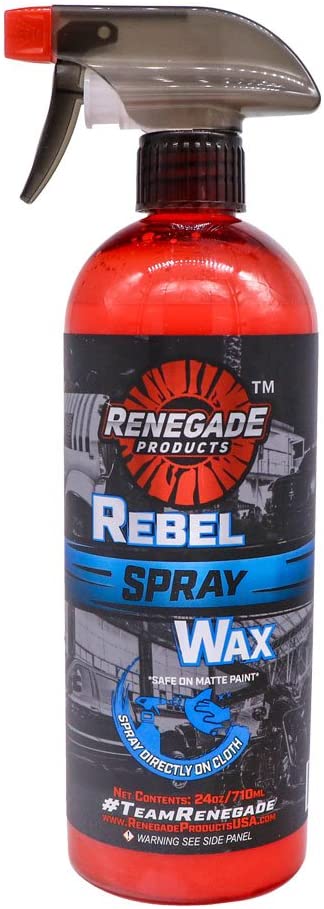 Renegade Products Carnauba Blend Spray Wax UV Light Blocker 24oz Bottle