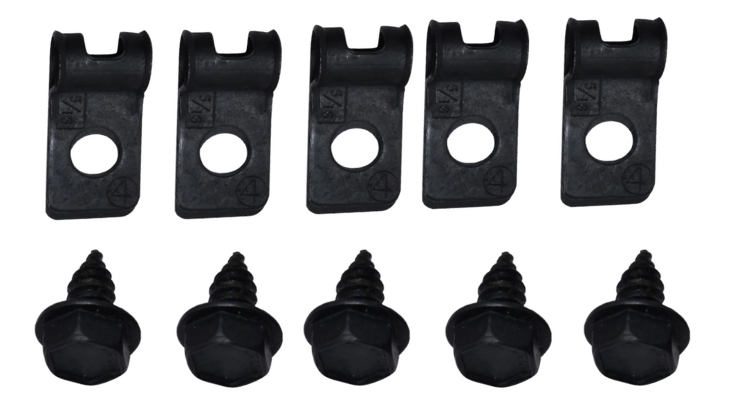 10 Piece Fuel Return Line Clip Kit 1971-1972 Chevy and GMC 2WD Trucks