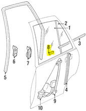 Load image into Gallery viewer, GM NOS 90224859 Door Window Regulator Arm Roller Stop 2004-2006 Pontiac GTO
