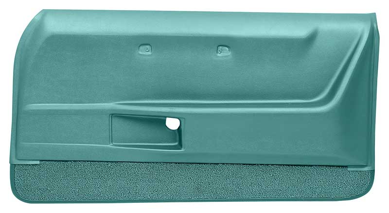 OER F62806 1968-1969 Pontiac Firebird Deluxe Door Panel Set Turquoise