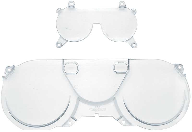 OER F70813 1970-1981 Pontiac Firebird Instrument Cluster Lens with Rally Gauges