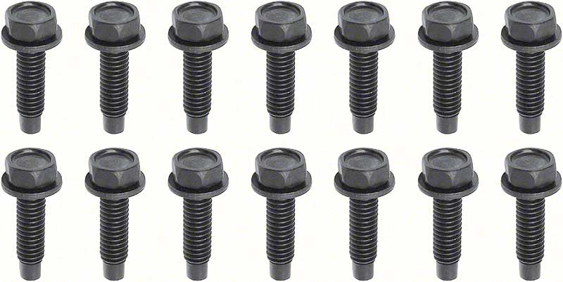 OER Upper Door Hinge Bolt Set For 1965-1981 Firebird and Camaro 1968-1972 Nova