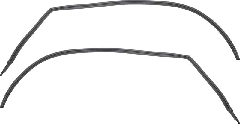 OER K451 1966-1967 Chevy II Nova Roof Rail Weatherstrip Set Coupe/Hardtop