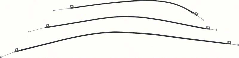 OER K571 1967-1968 Pontiac Firebird/Chevy Camaro Heater Control Cable Set w/o AC