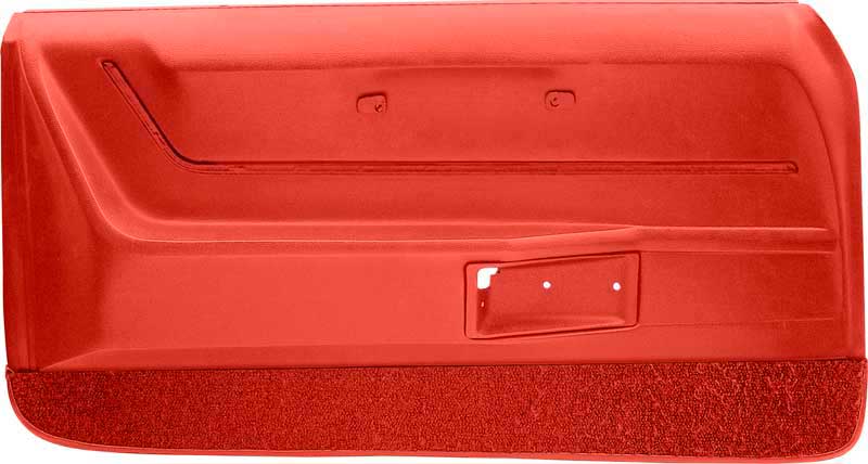 OER K62911 1968-1969 Chevrolet Camaro Deluxe Door Panel Set Hugger Orange