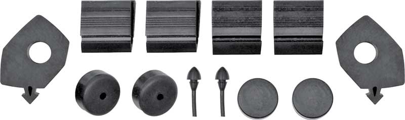 OER K88068 1966-1967 Chevrolet Nova Chevy II Rubber Stopper Set Hood Doors Trunk