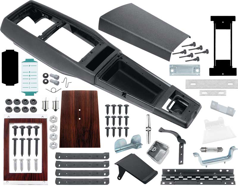 OER R755 1969 Chevrolet Camaro TH350/TH400 Trans Unassembled Cherry Wood Console