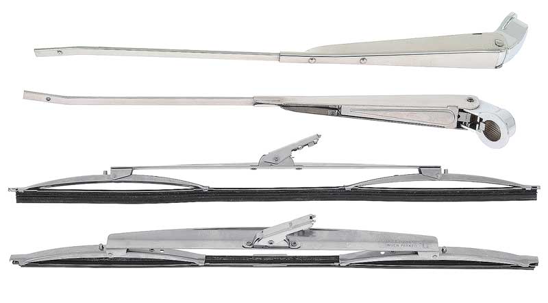 OER Stainless Steel Wiper Arm and Blade Set 1970-1979 Nova Ventura Omega Skylark