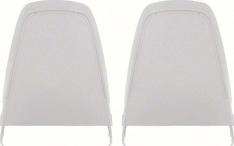 OER Early Style White Bucket Seat Back Panel Set 1970-71 Charger Challenger Cuda