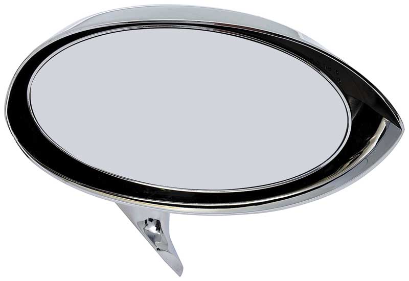 OER Chrome Remote Outer Door Bullet Mirror Left Hand 1970 Cuda and Challenger