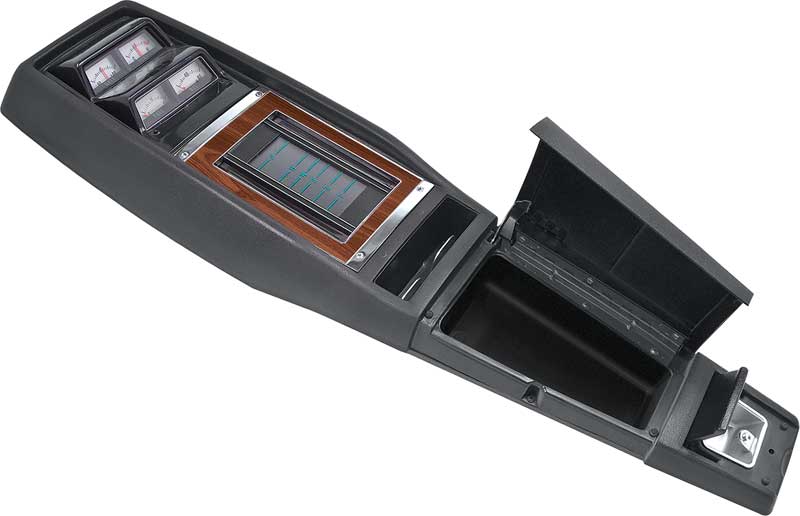 OER R316902 1969 Chevrolet Camaro TH350/TH400 Cherry Wood Console With Gauges