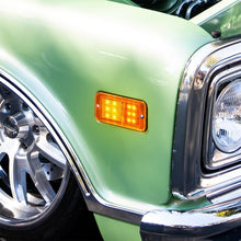 Load image into Gallery viewer, Front Amber 12 LED Standard Side Marker Light For 1968-1972 Chevy and GMC Trucks
