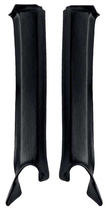 OER Black Pillar Post Molding Set For 1968 Firebird and Camaro Convertibles