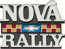Load image into Gallery viewer, OER Reproduction Front Fender Rally Emblem Set 1977-1979 Chevy II Nova Models
