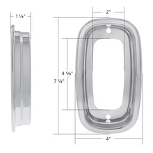 Load image into Gallery viewer, United Pacific Rear Tail Lamp Bezel Set For 1960-1966 Chevrolet and GMC Trucks
