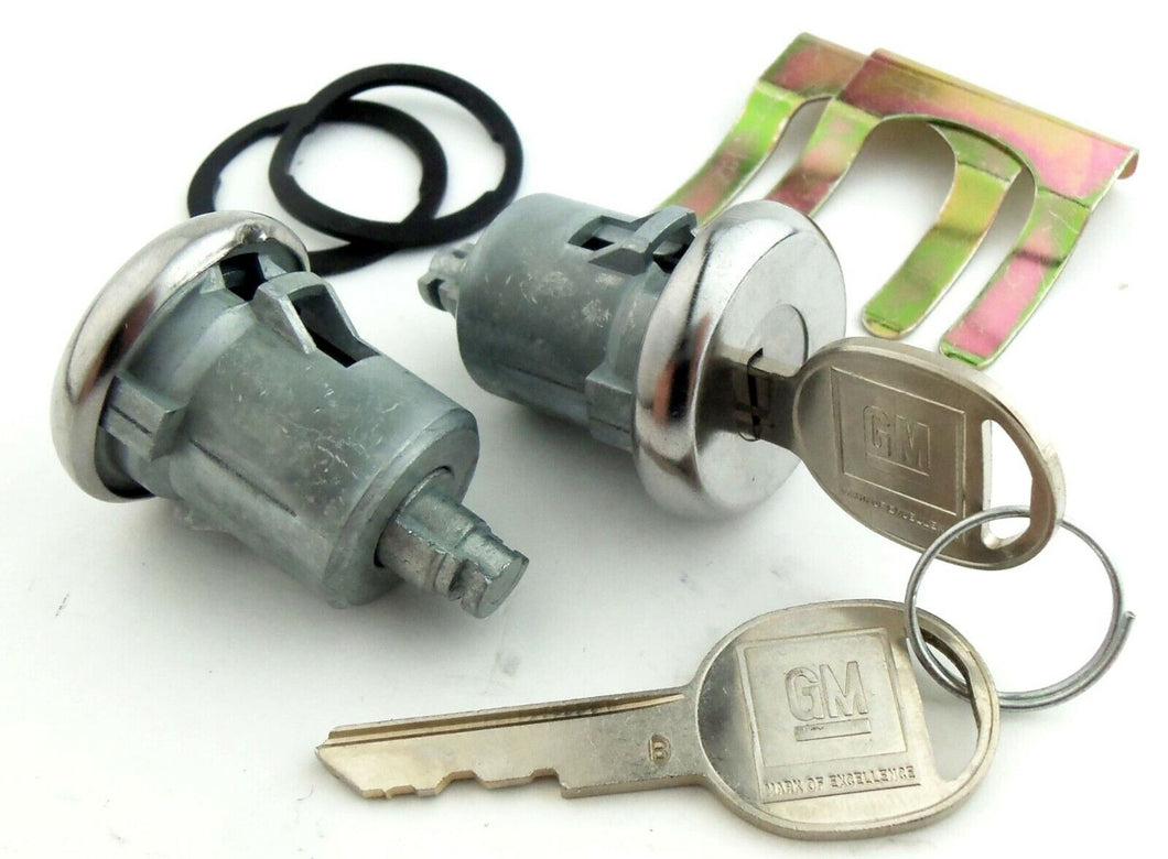 Door Lock Set With Original Keys 1970-1981 Chevy Camaro & 1977-1989 EL Camino