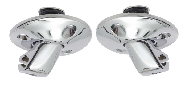 OER Sun Visor Support Bracket Set Firebird GTO Grand Prix Bonneville Catalina
