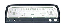 Load image into Gallery viewer, OER Black Instrument Panel Bezel/ Lens With Lights 1964-1966 Chevy Pickup Truck
