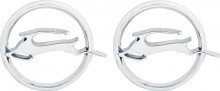 OER Reproduction Quarter Panel Emblem Set 1962 Chevy Impala Models
